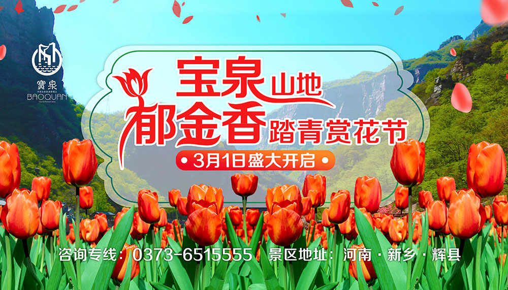 万众瞩目！宝泉山地郁金香踏青赏花节即将重磅来袭！